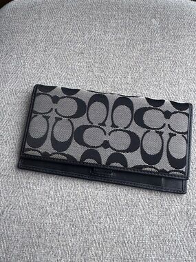 Vintage Coach Checkbook Cover